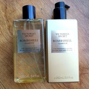 Bombshell Glamour fragrance mist and lotion